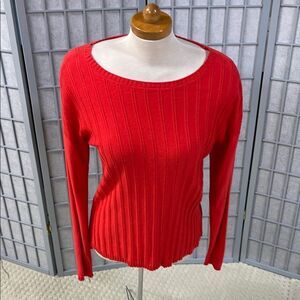 Tristan Scarlet Crew Neck Sweater